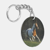 Paard verven met snelle werking sleutelhanger (Voorkant Links)