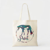 Paard verven tote bag (Voorkant)
