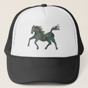 Paard verven trucker pet