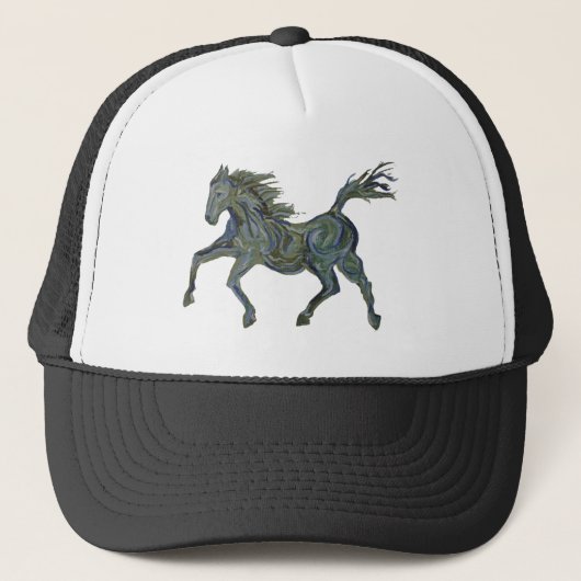 Paard verven trucker pet (Voorkant)