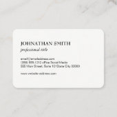 Paard Visitekaartje (Achterkant)