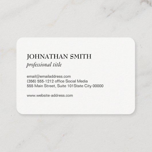 Paard Visitekaartje (Achterkant)