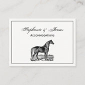  paard visitekaartje (Voorkant)