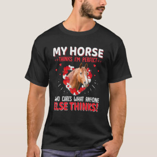Paard Voor Meisjes & Vrouwen Die Van Paarden Houd T-shirt
