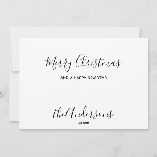 Paard Vrolijk Kerstmis Equestrian Cute Pony Feestdagenkaart (Achterkant)