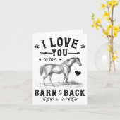 Paard waar ik van hou... kaart (Gele Bloem)