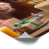 Paard Wall Art, Paard Verjaardagsfeest, Grappig Pa Poster (Hoek)