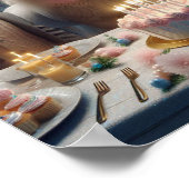 Paard Wall Art, Paard Verjaardagsfeest, Grappig Pa Poster (Hoek)