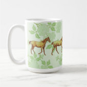  Paard Wandelen Rond de Kopje Koffie Mok (Links)