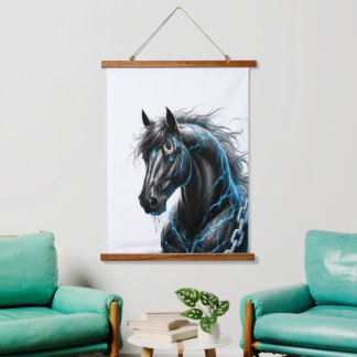 paard wandhangende wandtapijten dieren paarden hangend wandkleed
