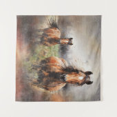 Paard Wandkleed (Voorkant (horizontaal))