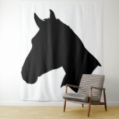 Paard wandtapijt wandkleed (In situ)