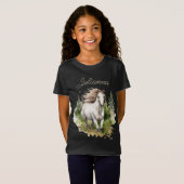 Paard Waterverf Wit Arabisch Paard Pony Natuur T-shirt (Voorkant volledig)