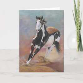 paard wenskaart kaart