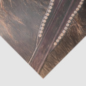 Paard Western Bruin Vintage Rustiek Decoupage Tissuepapier (Detail)