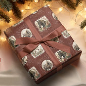  Paard Western Cowboy Kerst Cadeaupapier