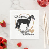 Paard Westerne Rustieke Cowboy Equestrian Wedding Servet (Insitu)