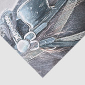 Paard Westers Rustiek Bruin Groen Decoupage Tissuepapier (Detail)