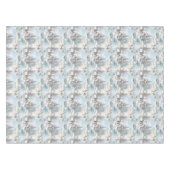 Paard winterpatroon besneeuwd bos landschap tafelkleed (Voorkant (Horizontaal))