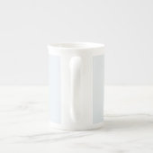 Paard Witte Blauwe Dekent Porselein Kop (Achterkant)