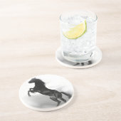 Paard Zandsteen Onderzetter (Zijkant)