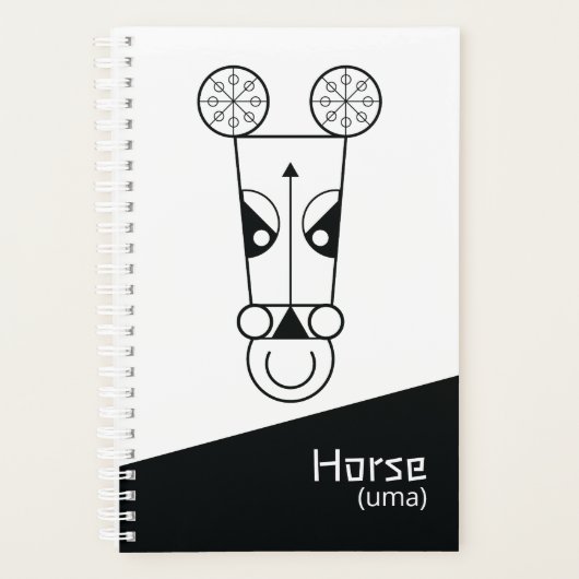 Paard Zodiac Sign Planner (Voorkant)