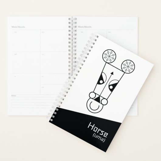 Paard Zodiac Sign Planner (Display)