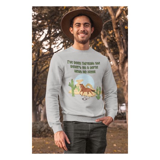 Paard Zonder Naam Heren Sweatshirt