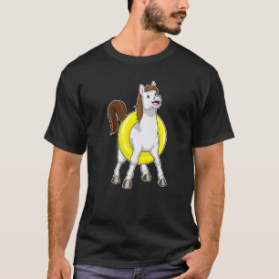 Paard Zwemmen Reddingsboei Watersporten T-shirt