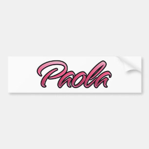 Paardachtige roze Aufkleber-Sticker Bumpersticker