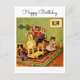 Paardavontuur Gefeliciteerd met je verjaardag van  Briefkaart