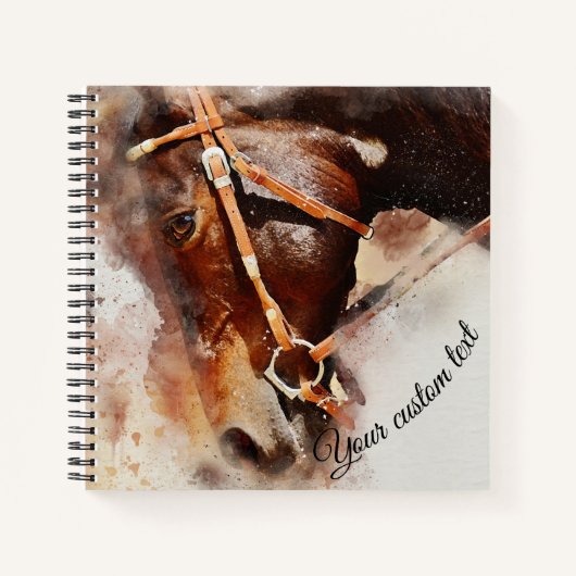 paardbenodigdheden notitieboek (Voorkant)