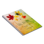 paardebladeren- herfst uit liefde notitieboek (Rechterzijde)