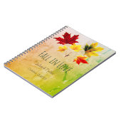 paardebladeren- herfst uit liefde notitieboek (Linkerzijde)