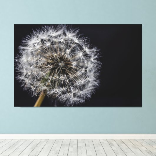 Paardebloem Art Print (Insitu (Houten vloer))