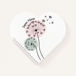 Paardebloem Art Spiral Notitieboek