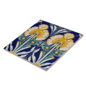Paardebloem Bloem Art Nouveau Deco Gele Bloem Tegeltje (Zijkant)