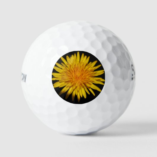 Paardebloem Bloem ssf gbcnm Golfballen (Voorkant)