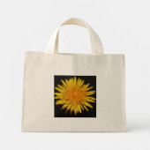 Paardebloem bloem tcna mini tote bag (Achterkant)