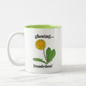 Paardebloem Bloem Tweekleurige Koffiemok (Links)