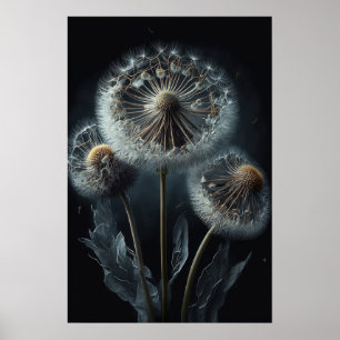 Paardebloem Bloemen Art Print Poster