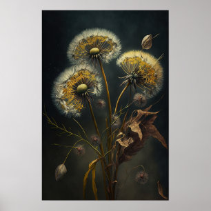 Paardebloem Bloemen Art Print Poster
