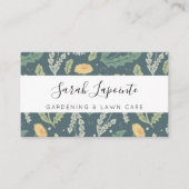 Paardebloem Bloemen onkruid Patroon Tuinieren Visitekaartje (Voorkant)