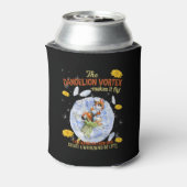 Paardebloem bloemen - Wetenschap zaad feiten Blikjeskoeler (Blikje Achterkant)