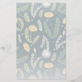 Paardebloem bloemenwiet patroon briefpapier (Voorkant)