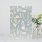 Paardebloem bloemenwiet patroon briefpapier (Staand voorkant)