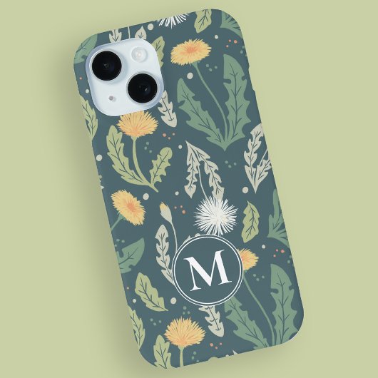 Paardebloem bloemenwiet patroon Case-Mate iPhone case