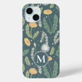 Paardebloem bloemenwiet patroon Case-Mate iPhone case (Achterkant)