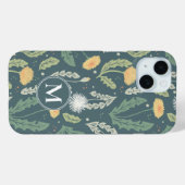 Paardebloem bloemenwiet patroon Case-Mate iPhone case (Achterkant (horizontaal))