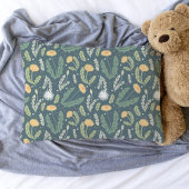 Paardebloem bloemenwiet patroon kussensloop